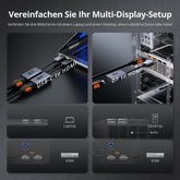 TESmart HKS202-M24-EUBK Dual Monitor KVM Switch HDMI 2.1 Dual 4K144Hz KVM Switch Gaming Dock für 2 PCs & 2 Monitore, mit ADI-Chip, EDID, VRR, FVA, ALLM und dynamischem HDR 10652805090716 HDMI 2.1 Dual 4K144Hz KVM Dock für 2 PCs & 2 Monitore, ADI-Chip, EDID, VRR, HDR EU Plug